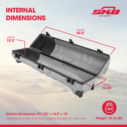 SKB Cases ATA Staff Pro XL Hard Plastic Storage Wheeled Golf Case  - 420456