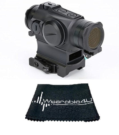 Holosun Green Circle Dot/QD Mount with included Wearable4U Lens Cleaning Towel Bundle - HE515GM-GR_Towel
