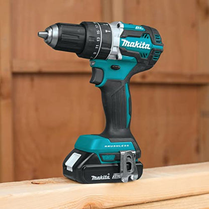 Makita 18V LXT Lithium‑Ion Compact Brushless Cordless 1/2" Hammer Driver‑Drill - XPH12T