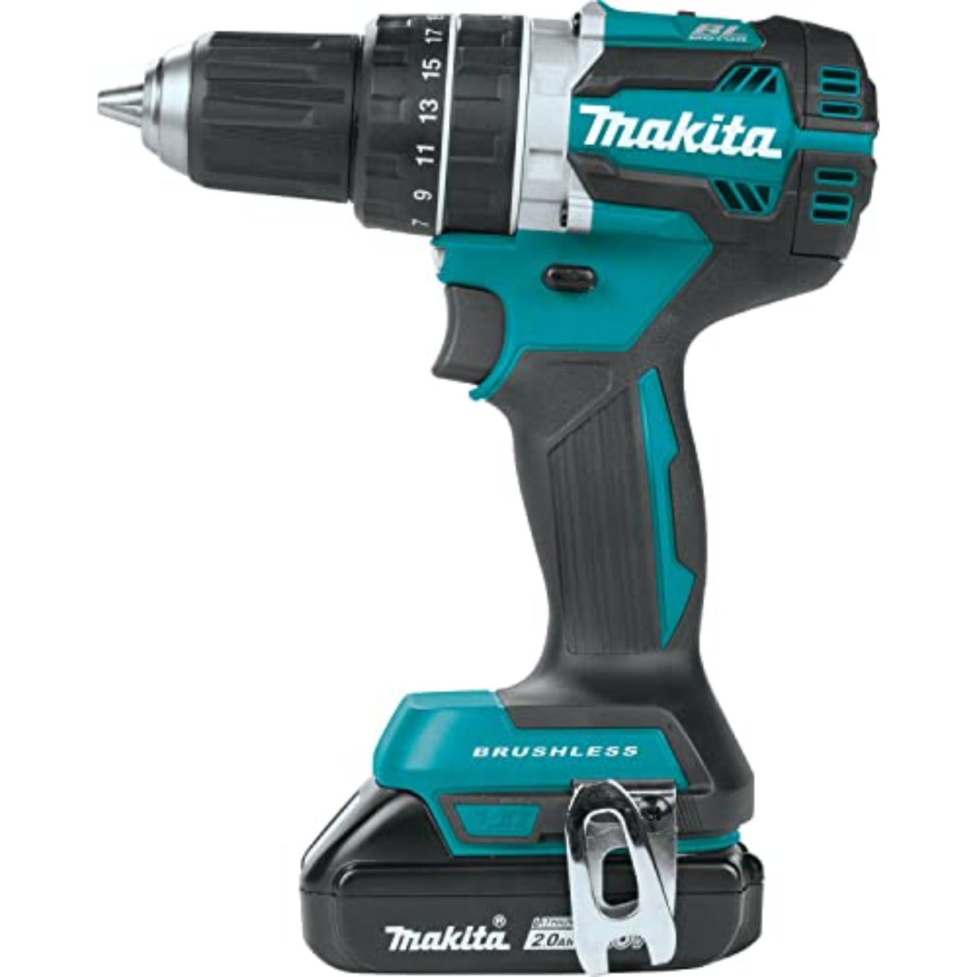 Makita 18V LXT Lithium‑Ion Compact Brushless Cordless 1/2" Hammer Driver‑Drill - XPH12T