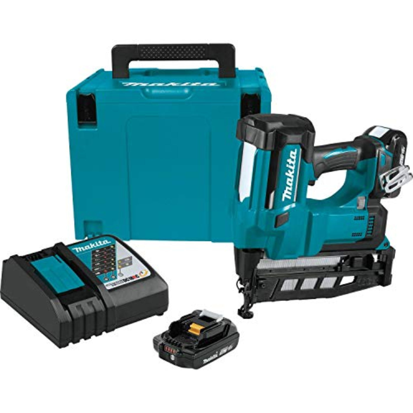 Makita (XNB02RJ) 18V LXT 2-1/2" 16-Gauge Straight Finish Nailer Kit - XNB02RJ
