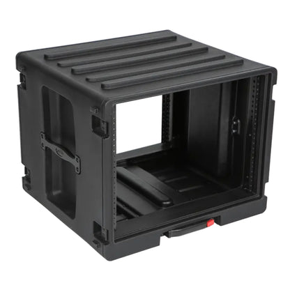 SKB 8U rSeries Rolling Rack with Integrated Back Wheels Pull Handle  - 429825