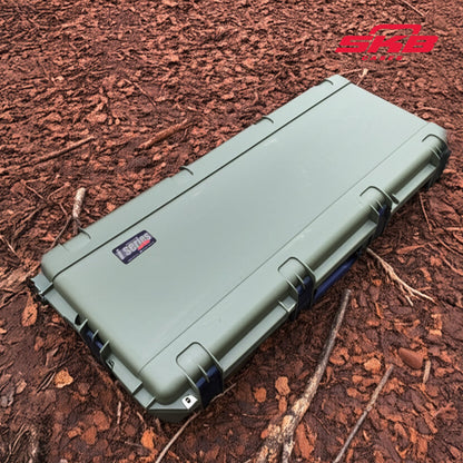 SKB Cases Waterproof Double Bow/Short Rifle Case Durable Protection, Olive Green - 420639