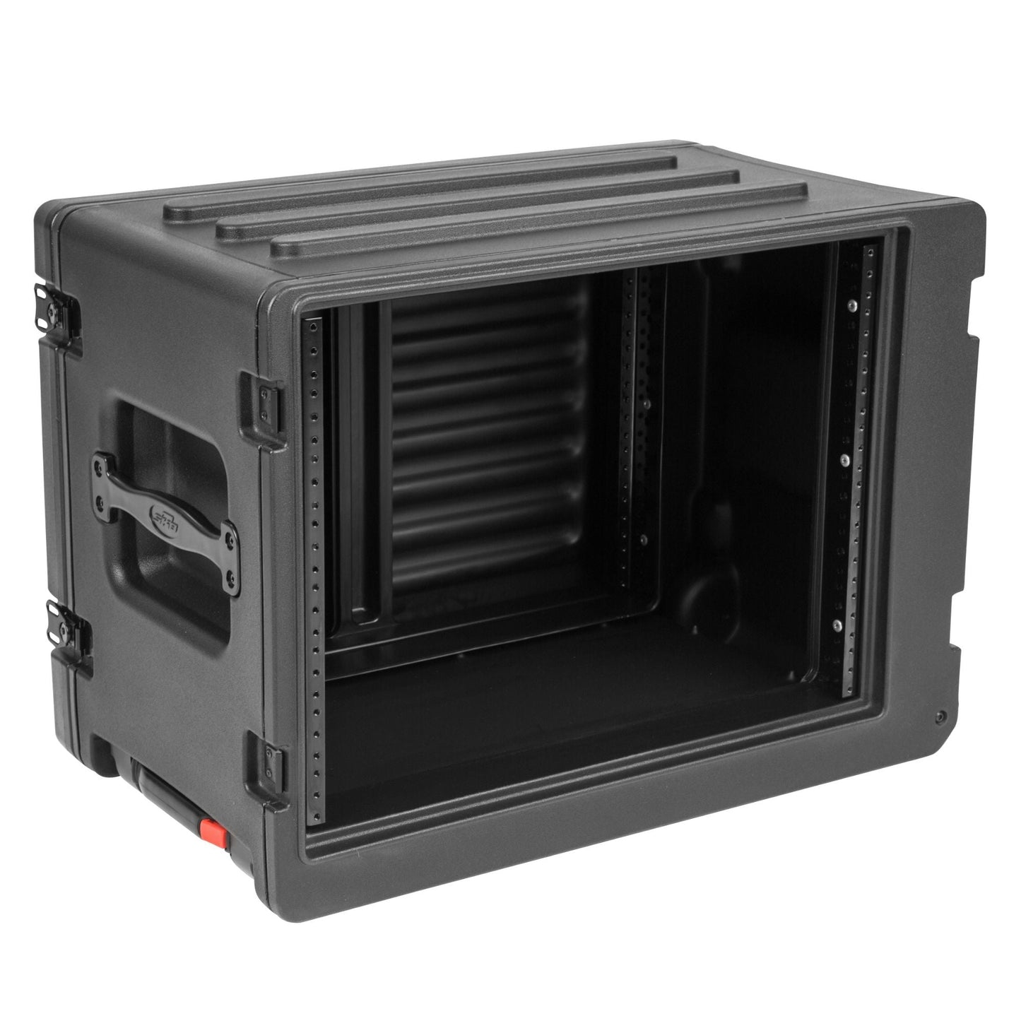 SKB 8U rSeries Rolling Rack w/Integrated Back Wheels & Pull Handle - 424982
