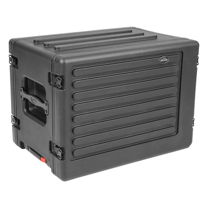 SKB 8U rSeries Rolling Rack w/Integrated Back Wheels & Pull Handle - 424982