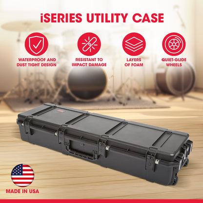 SKB iSeries Waterproof Utility Hard Case w/Layered Foam & Wheels (Open Box) - 425212