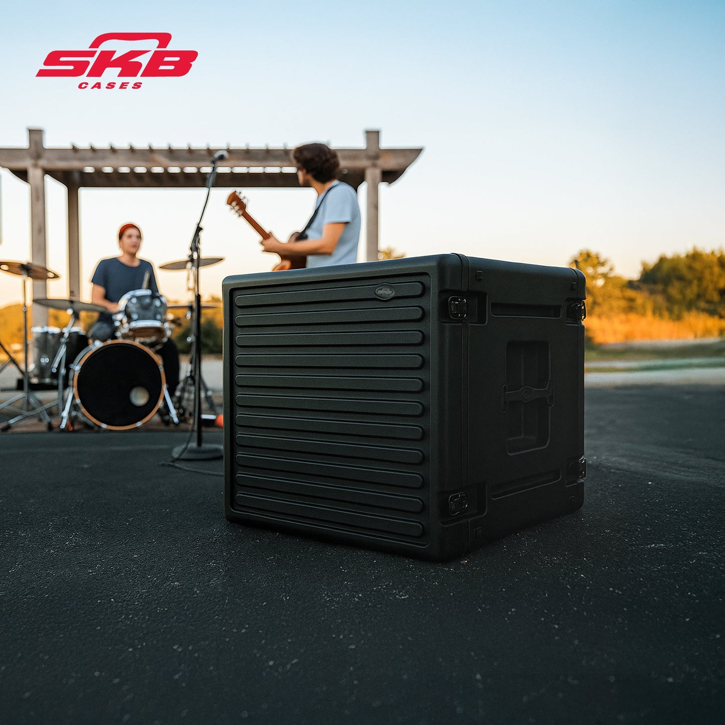 SKB 8U Rack Case Polyethylene Gear Protector, Stackable, Waterproof  - 429675