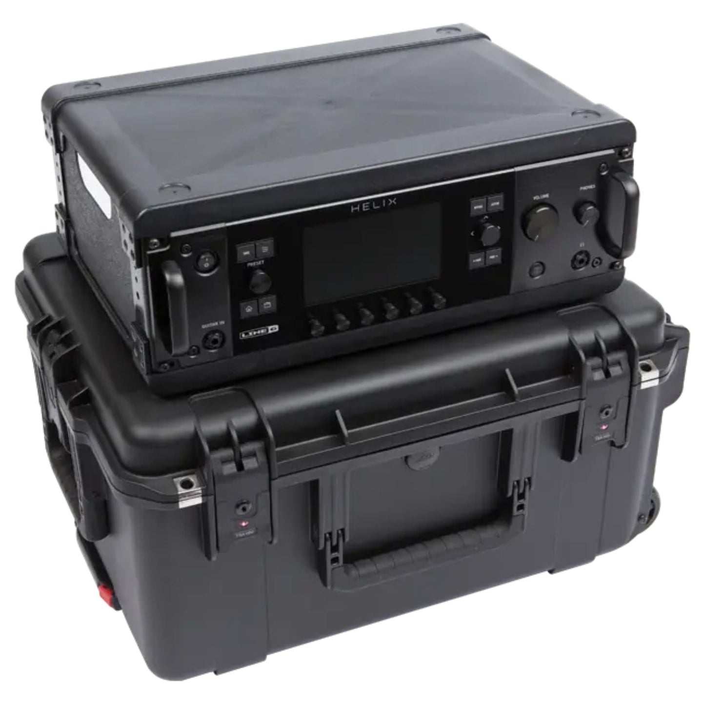 SKB 3U iSeries 13" Injection Molded Fly Rack with Built-In Wheels and Handle - 422020