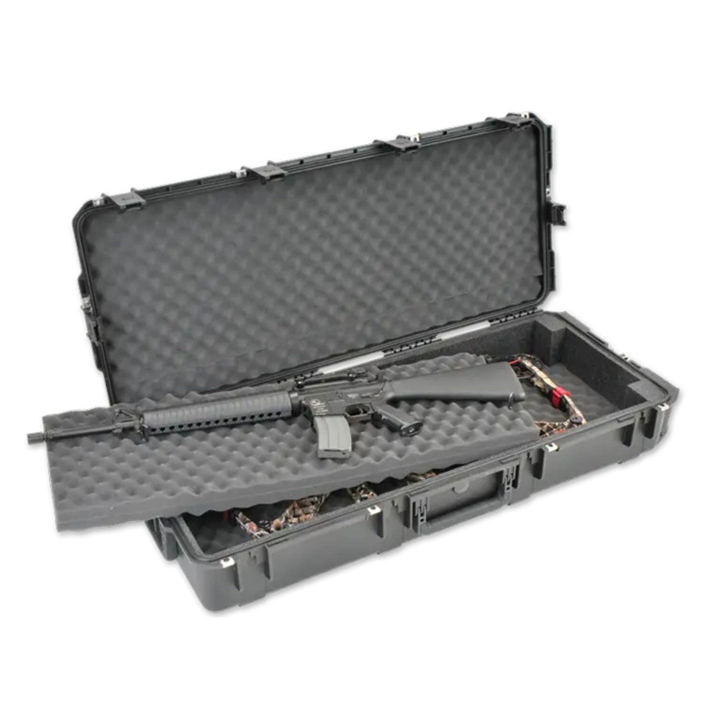 SKB Cases Waterproof Double Bow/Short Rifle Case Durable Protection, Desert Tan - 422023