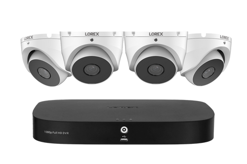 Lorex 1080p 8 Camera Capable 1TB Wired DVR System with 1080p HD CVI Dome Cameras   - D24281-2ND4-E