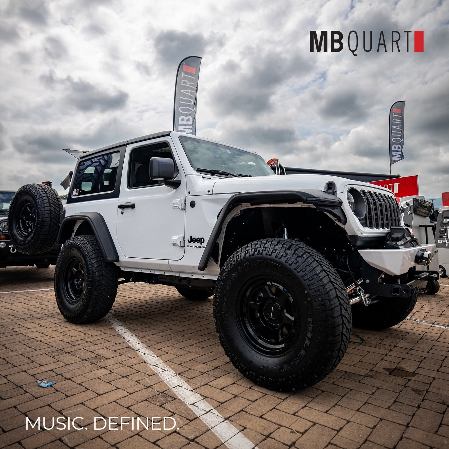 MB Quart Rear Soundbar, 8" Speakers, Jeep Wrangler JL 18-23/Gladiator JT 20-23 - 422638