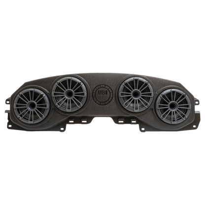 MB Quart Rear Soundbar, 8" Speakers, Jeep Wrangler JL 18-23/Gladiator JT 20-23 - 422639