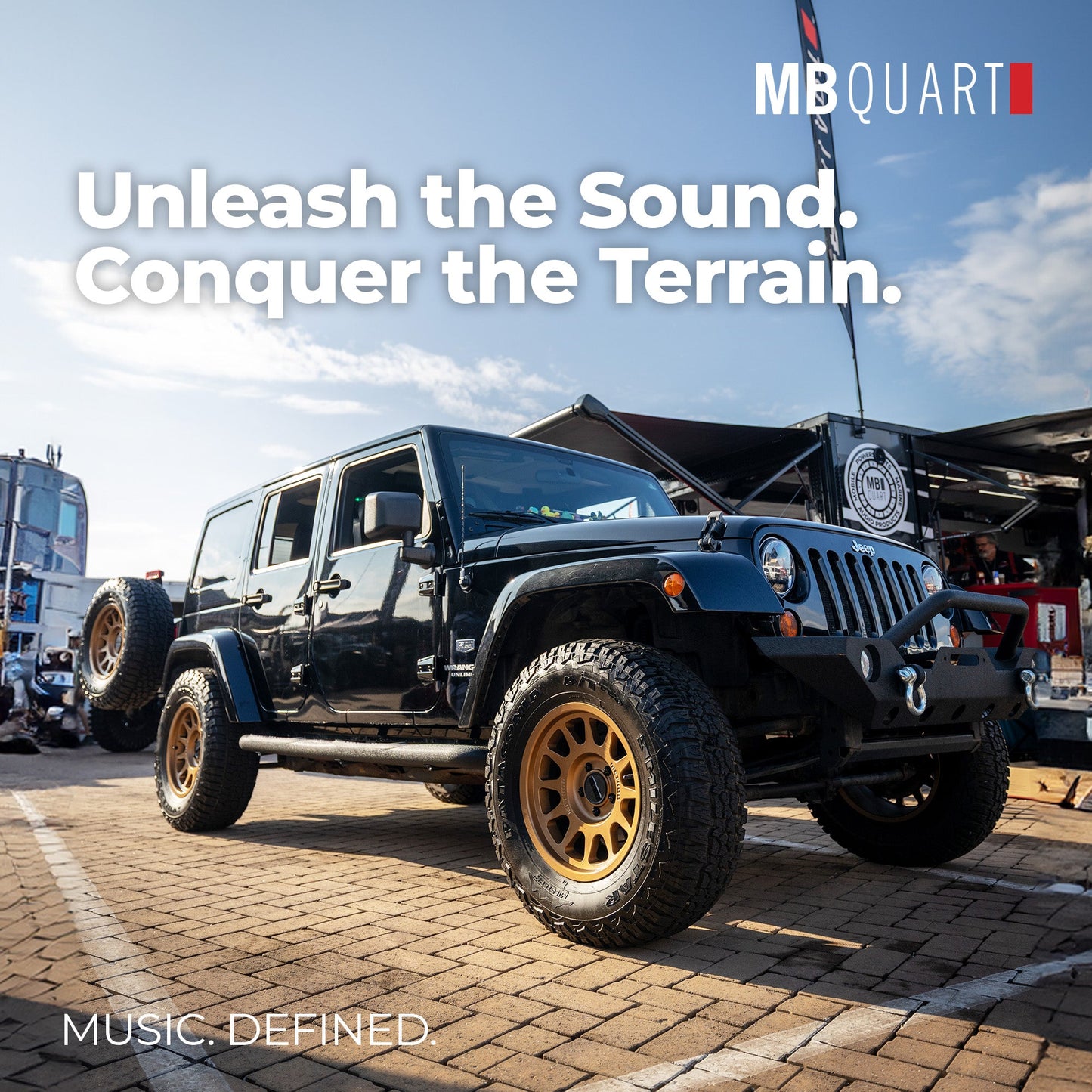 MB Quart STAGE 2 Jeep Wrangler JK 07-18 Car Audio 2-Speaker System Kit, 800W - 422640