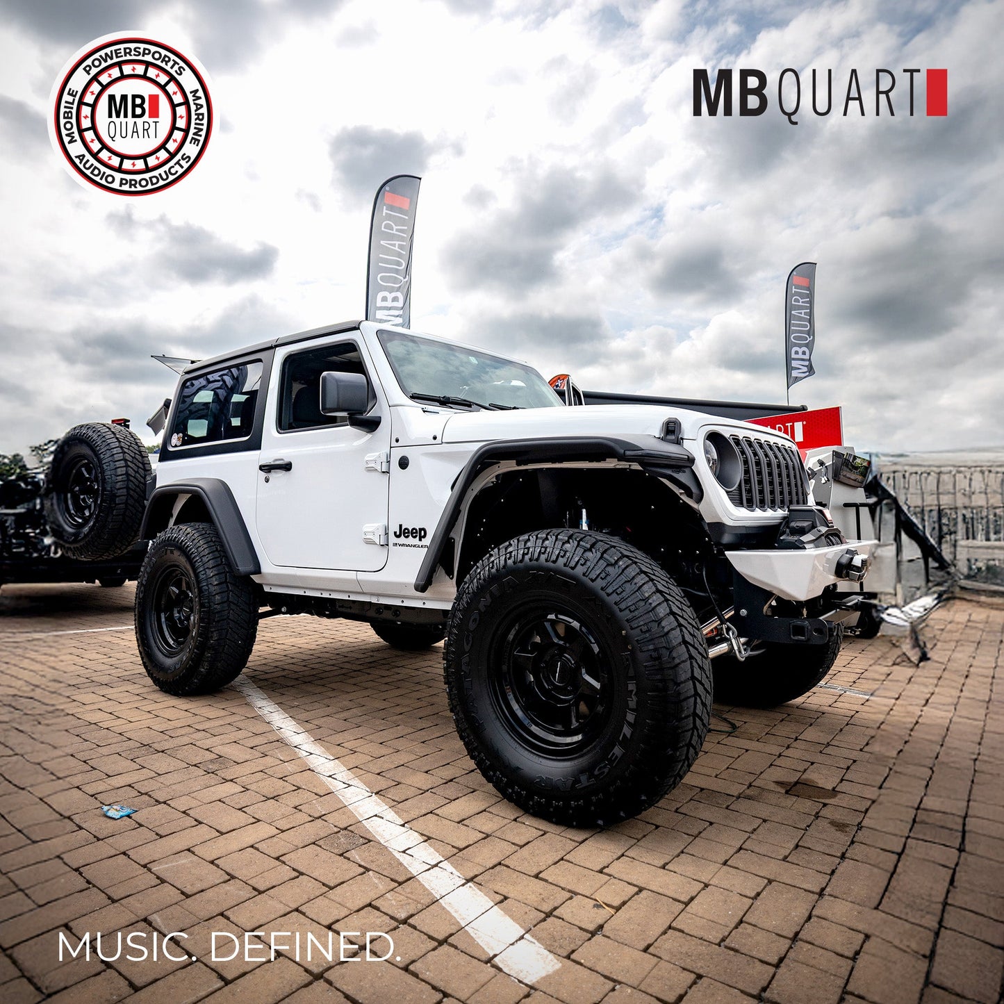 MB Quart STAGE 2 Jeep Wrangler JK 07-18 Car Audio 2-Speaker System Kit, 800W - 422640