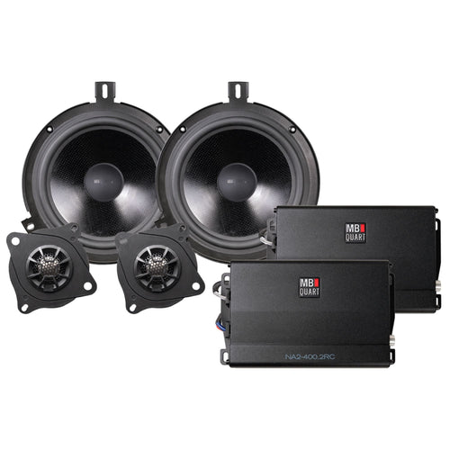 MB Quart STAGE 2 Jeep Wrangler JK 07-18 Car Audio 2-Speaker System Kit, 800W - 422640
