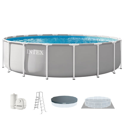 Summer Waves INTEX Prism Frame Premium Above Ground Pool Set with Filter Pump (For Parts) - 436475