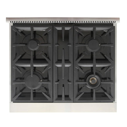Kucht Professional 30" 4.2 cu. ft. Natural Gas Range in Black with True Simmer Burners, KFX3000X-BK - KFX3000X-BK