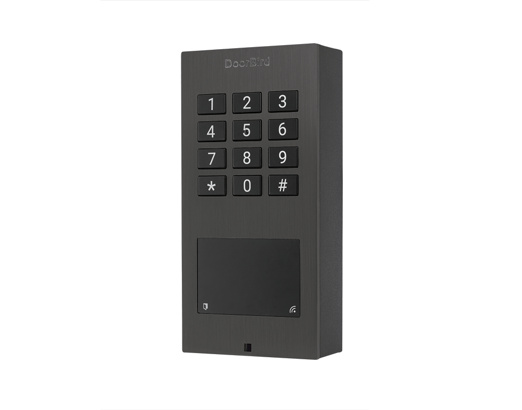 DoorBird A1121 Surface-Mount IP Access Control Device in Titanium