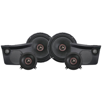 MB Quart Front Dash 3-Way Component Speakers Upgrade Kit for 21-24 Ford Bronco - 427499