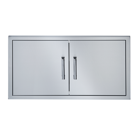 Broilmaster 42-Inch W x 22-Inch H Double Doors in Stainless Steel  - BSAD4222D