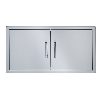Broilmaster 34-Inch W x 22-Inch H Double Doors in Stainless Steel  - BSAD3422D
