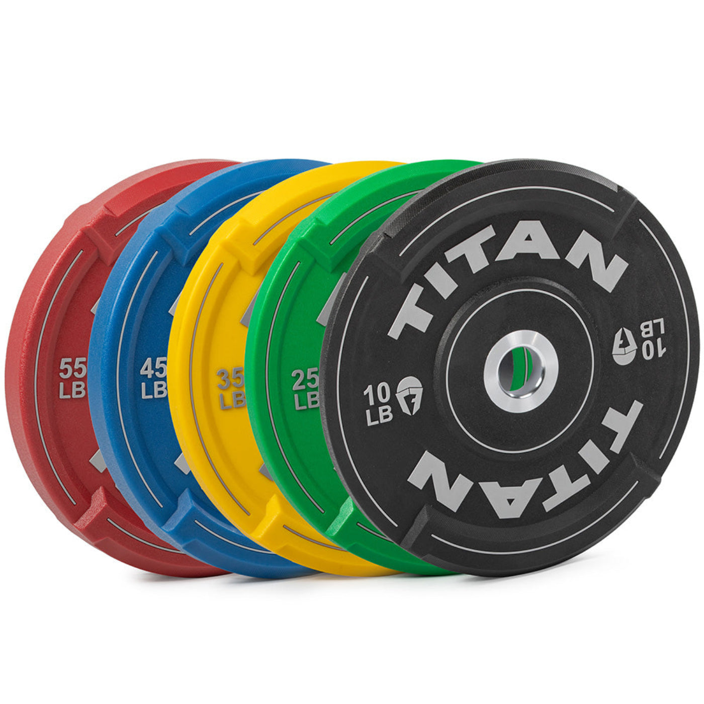 Titan fitness EZ-Grip Elite Urethane Color Plates - EZLBUBUMP