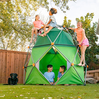 gobaplay SummitPro Climbing Dome, Outdoor Kid Climber with Tent, 600 lb Capacity - 431539