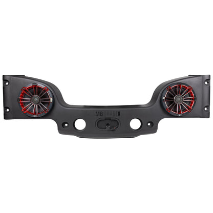 MB Quart Dual 8" Coaxial Speakers for 2007-2018 Jeep Wrangler JK, 140W Power - 431778