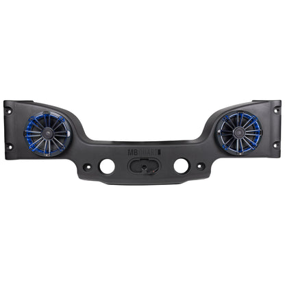 MB Quart Dual 8" Coaxial Speakers for 2007-2018 Jeep Wrangler JK, 140W Power - 431778