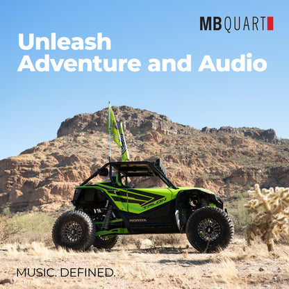 MB Quart 10" Subwoofer Upgrade for 2018-Current Jeep Wrangler JL, 400W Amplifier - 431780