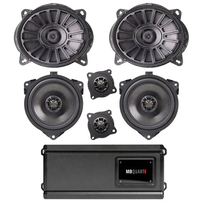 MB Quart 6 Speaker 700W Audio System Upgrade Kit for 2016-2023 Toyota Tacoma - 431784