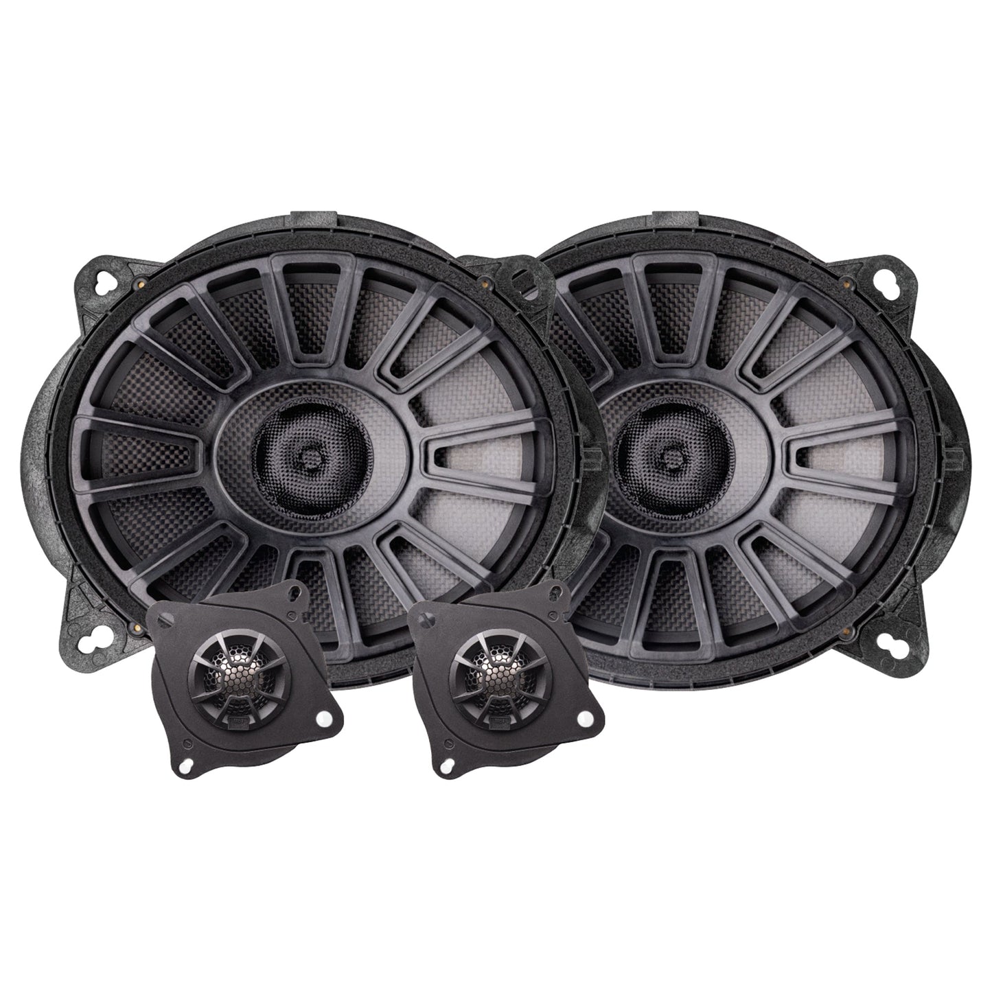 MB Quart 6 Speaker 700W Audio System Upgrade Kit for 2016-2023 Toyota Tacoma - 431784