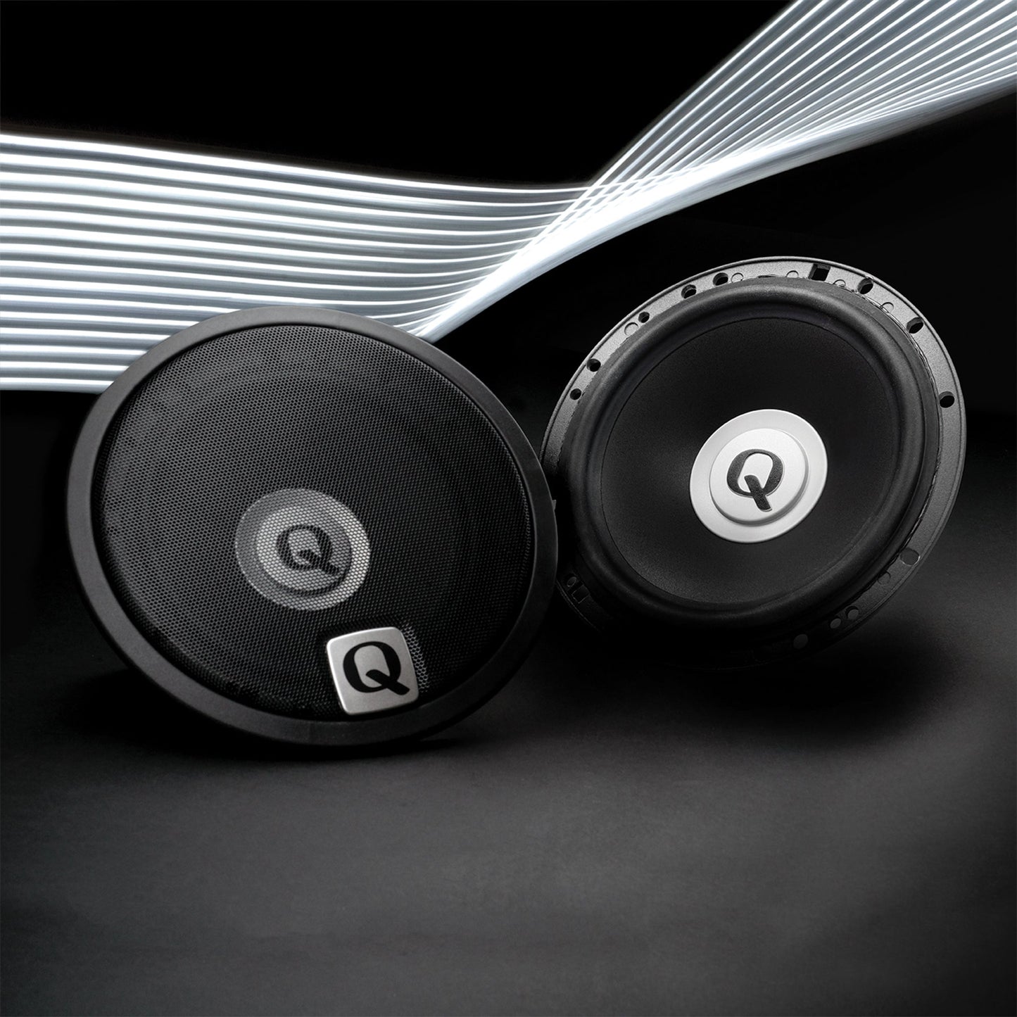 MB Quart Q Series 6.5" 2 Way Component Speakers with 1" Titanium Dome Tweeters - 431788