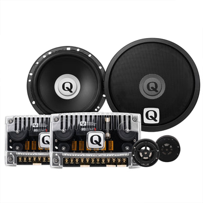 MB Quart Q Series 6.5" 2 Way Component Speakers with 1" Titanium Dome Tweeters - 431788