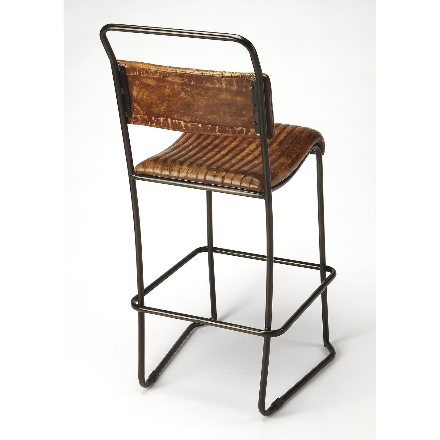 Butler Specialty Company Vega Leather 31"" Bar Stool, Light Brown  - 4349344