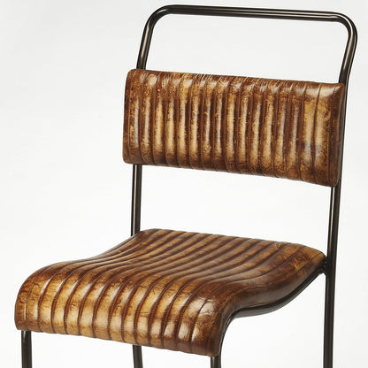 Butler Specialty Company Vega Leather 31"" Bar Stool, Light Brown  - 4349344