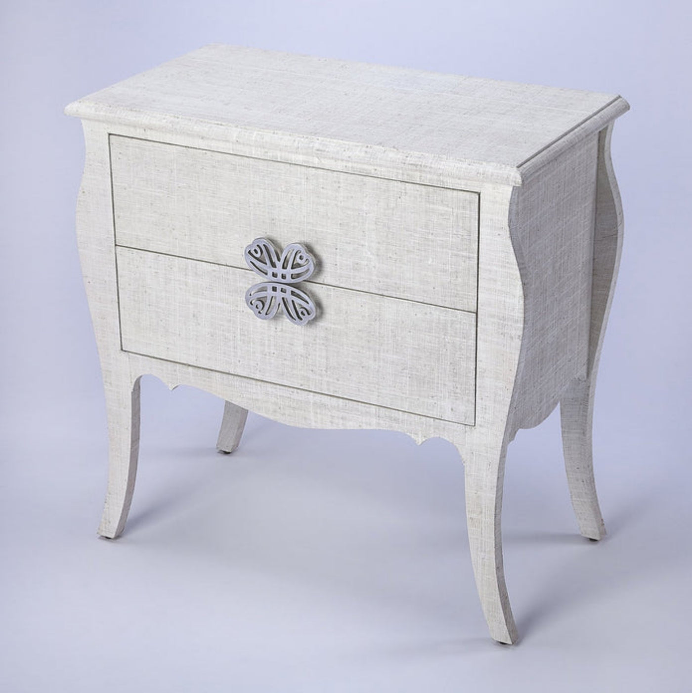 Butler Specialty Company Felicia Raffia Accent Chest, Off-White  - 4367405