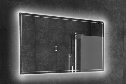 Paris Mirror 48" x 28" Rectangle Athena Dual Lighted Mirror 3000K - ATHEX48283000