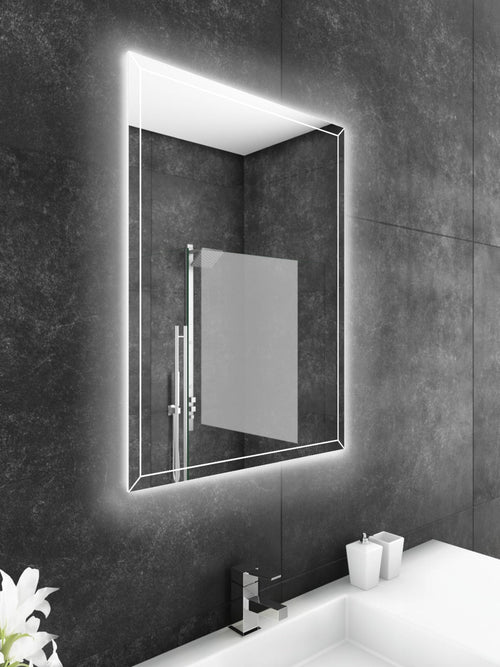 Paris Mirror 24" x 32" Rectangle Athena Dual Lighted Mirror 6000K - ATHEX24326000
