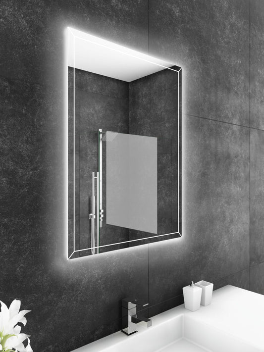 Paris Mirror 24" x 32" Rectangle Athena Dual Lighted Mirror 6000K - ATHEX24326000