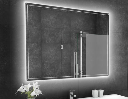 Paris Mirror 48" x 36" Rectangle Athena Dual Lighted Mirror 6000K - ATHEX48366000