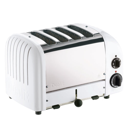 Dualit New Generation Classic 4-Slice Toaster in White - 47153