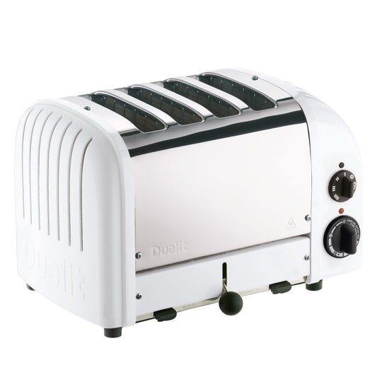 Dualit New Generation Classic 4-Slice Toaster in White - 47153