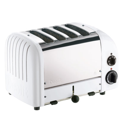 Dualit New Generation Classic 4-Slice Toaster in White - 47153