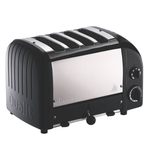 Dualit New Generation Classic 4-Slice Toaster in Matte Black - 47155