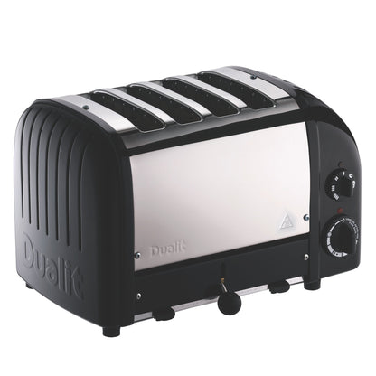 Dualit New Generation Classic 4-Slice Toaster in Matte Black - 47155