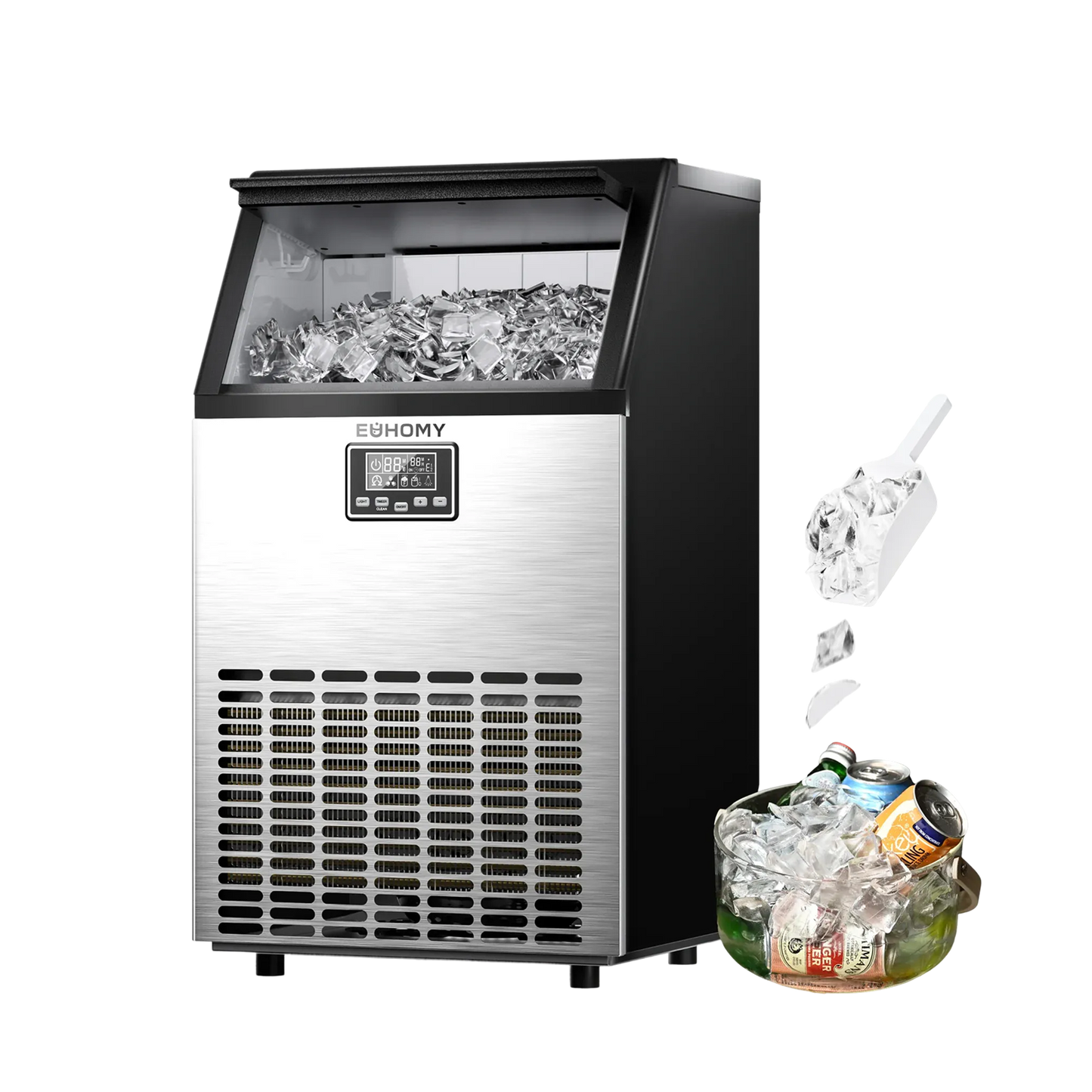 Euhomy Moon SE Crescent Commercial Ice Machine - CIM009