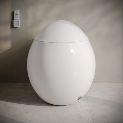 Swiss Madison Plaisir Smart One-Piece 1.28 GPF Single Flush Toilet in Glossy White - SM-ST0701GW