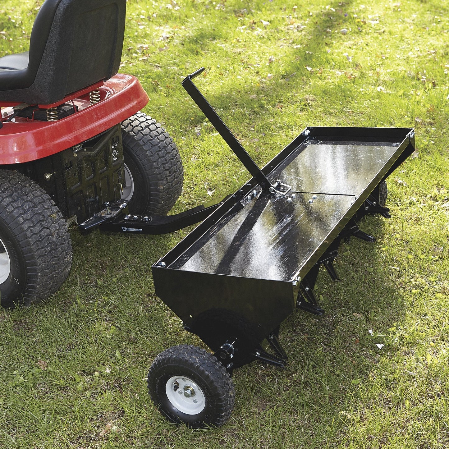 Strongway Tow Behind Plug Lawn Aerator 48 In. 32 Coring Plugs&nbsp; - 49167