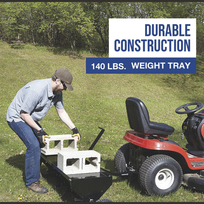 Strongway Tow Behind Plug Lawn Aerator 48 In. 32 Coring Plugs&nbsp; - 49167
